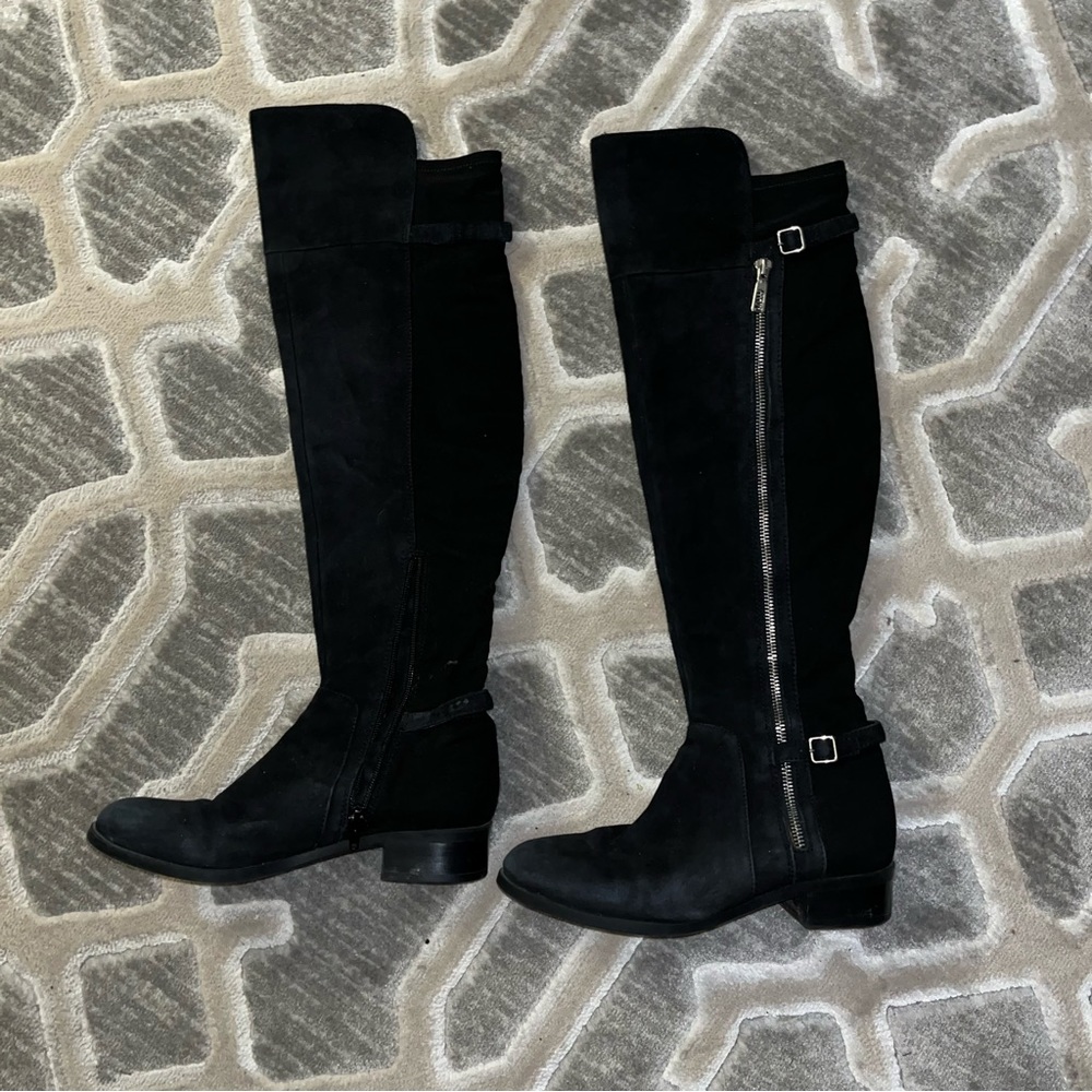 Black over the knee boots